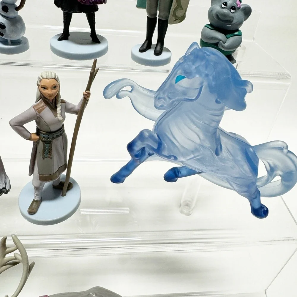 Disney Frozen 2 Deluxe Collectible PVC Cake Topper Figures Lot of 10 Anna Olaf
